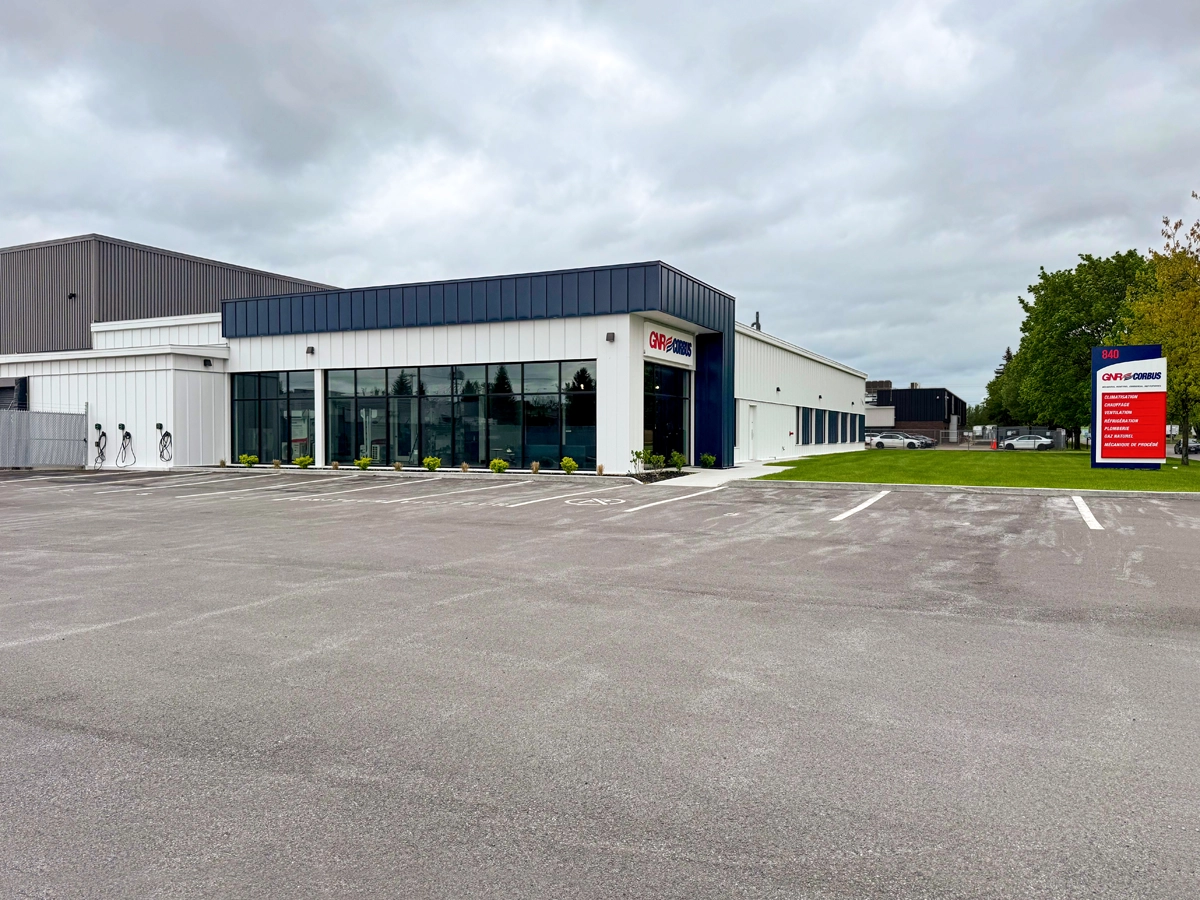 Succursale de Granby, GNR Corbus. Chauffage, Climatisation, ventilation